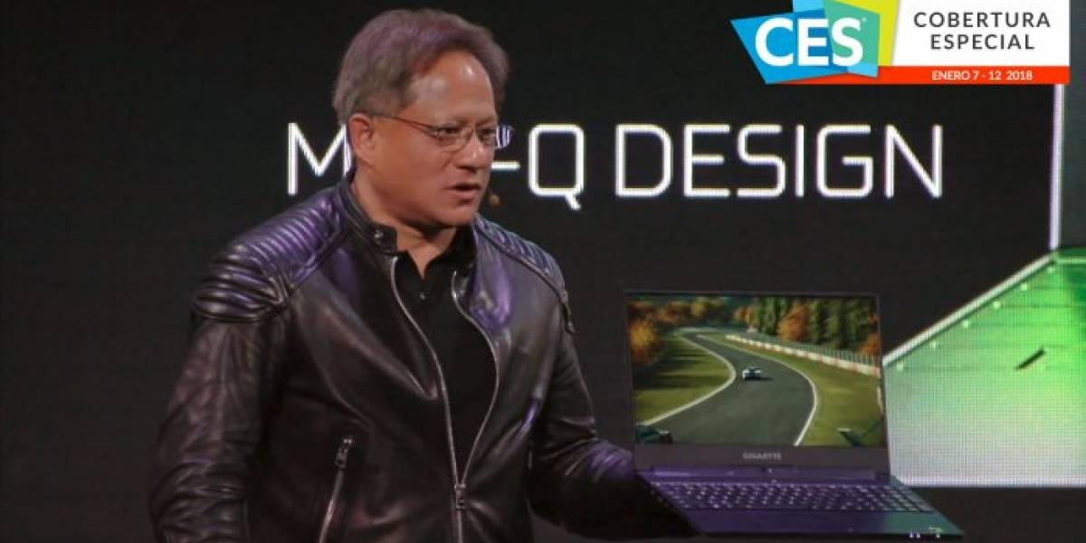 NVIDIA muestra un notebook cuatro veces más potente que un MacBook Pro #CES2018