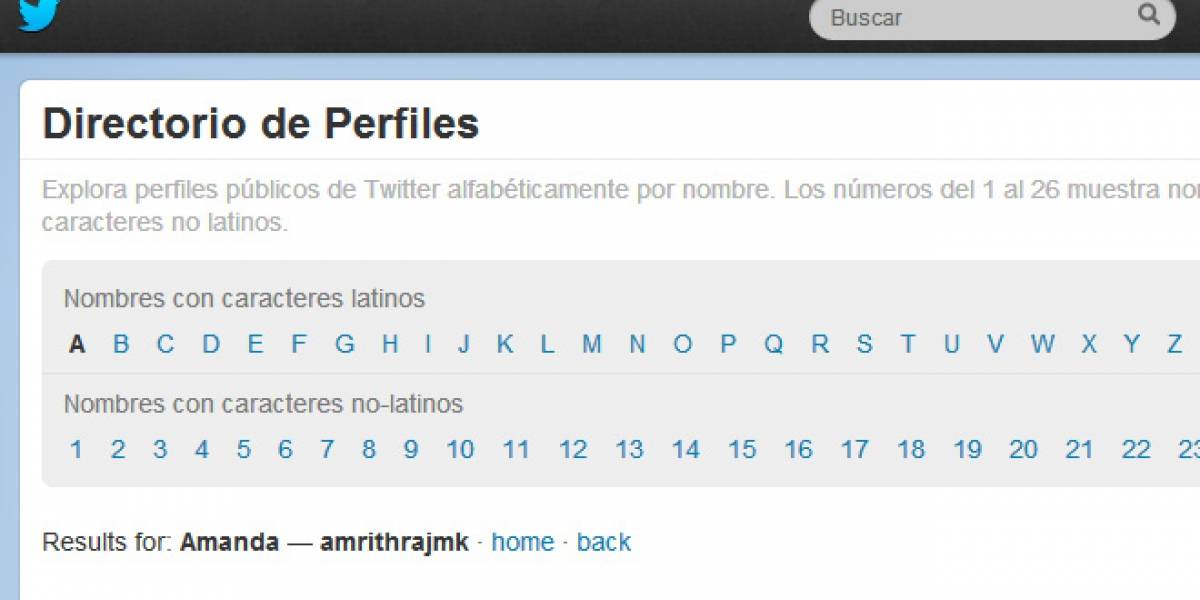 Twitter lanza un directorio de perfiles de todos los usuarios