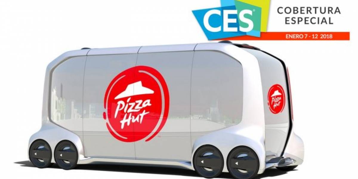 Pizza Hut presenta un coche autónomo que reparte pizzas