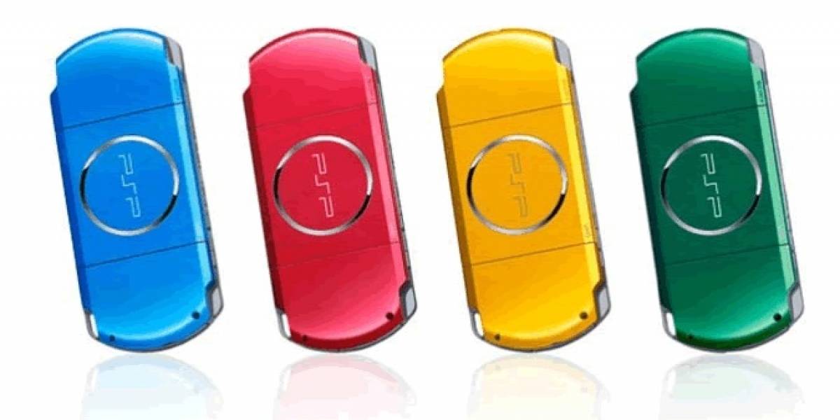 Sony agrega 4 colores a su consola portátil PSP