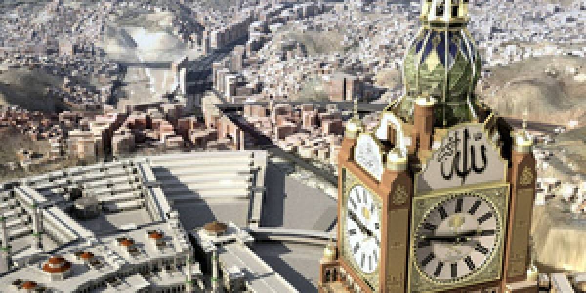 Arabia Saudita construye el reloj más grande del mundo para cambiar el estándar GMT
