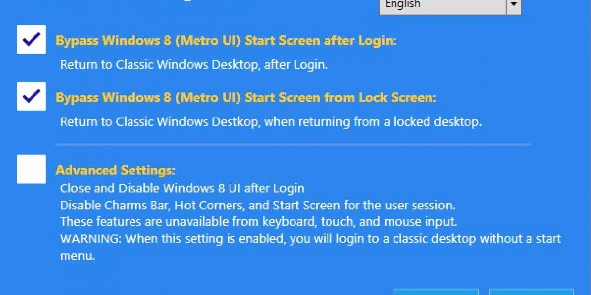 Ya hay programas para saltarse la interfaz del próximo Windows 8