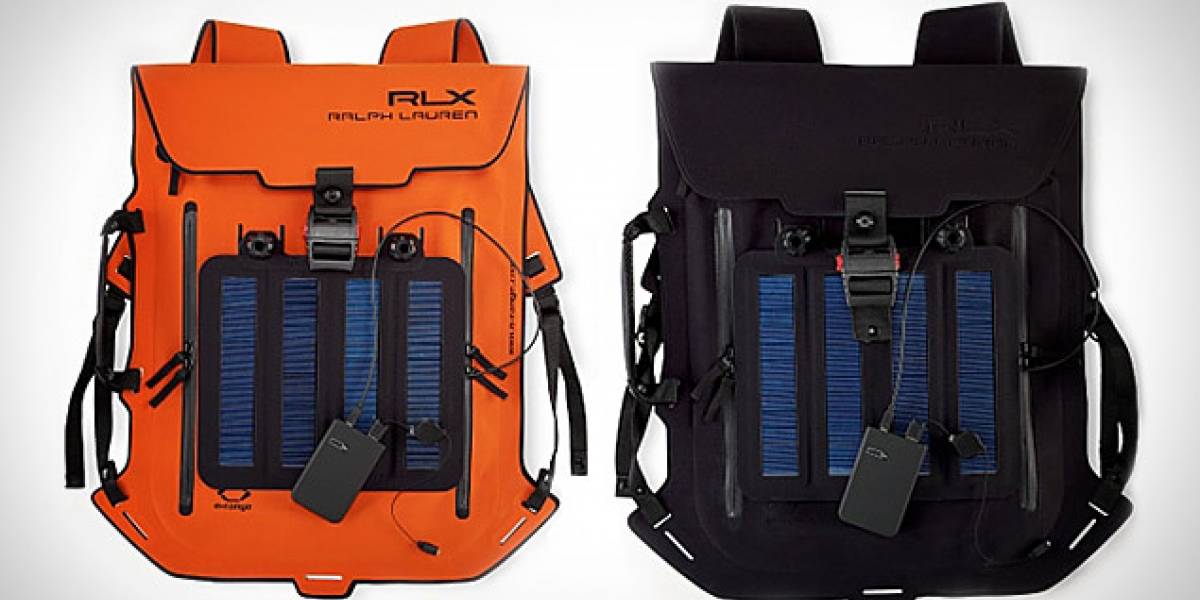 Estilosa mochila solar de Ralph Lauren