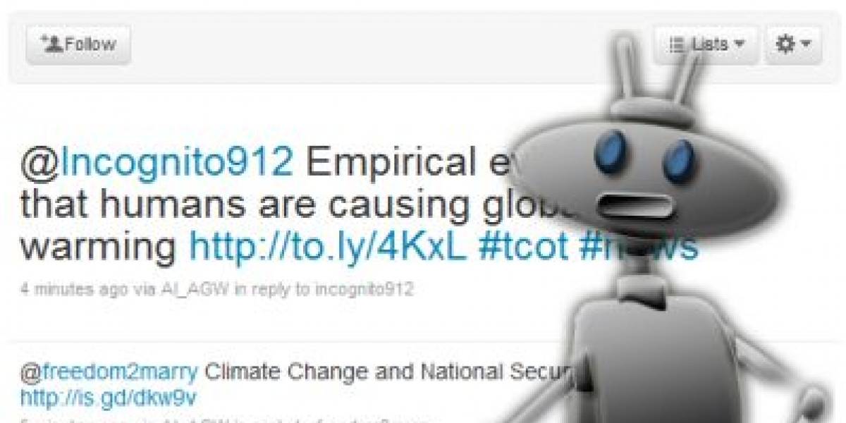 Inventan Robot que puede discutir por Twitter