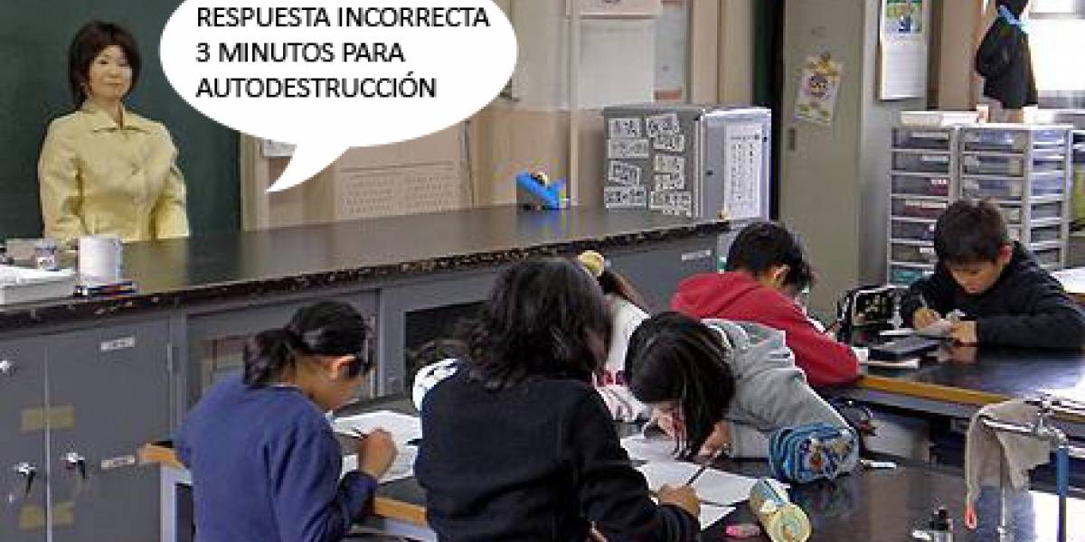 Saya: El robot que da clases en Tokio