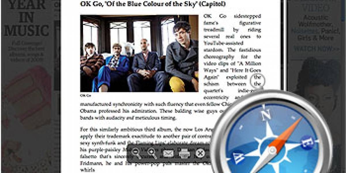 Apple anuncia el nuevo Safari 5 (HTML5, Nitro, Safari Reader & Bing)