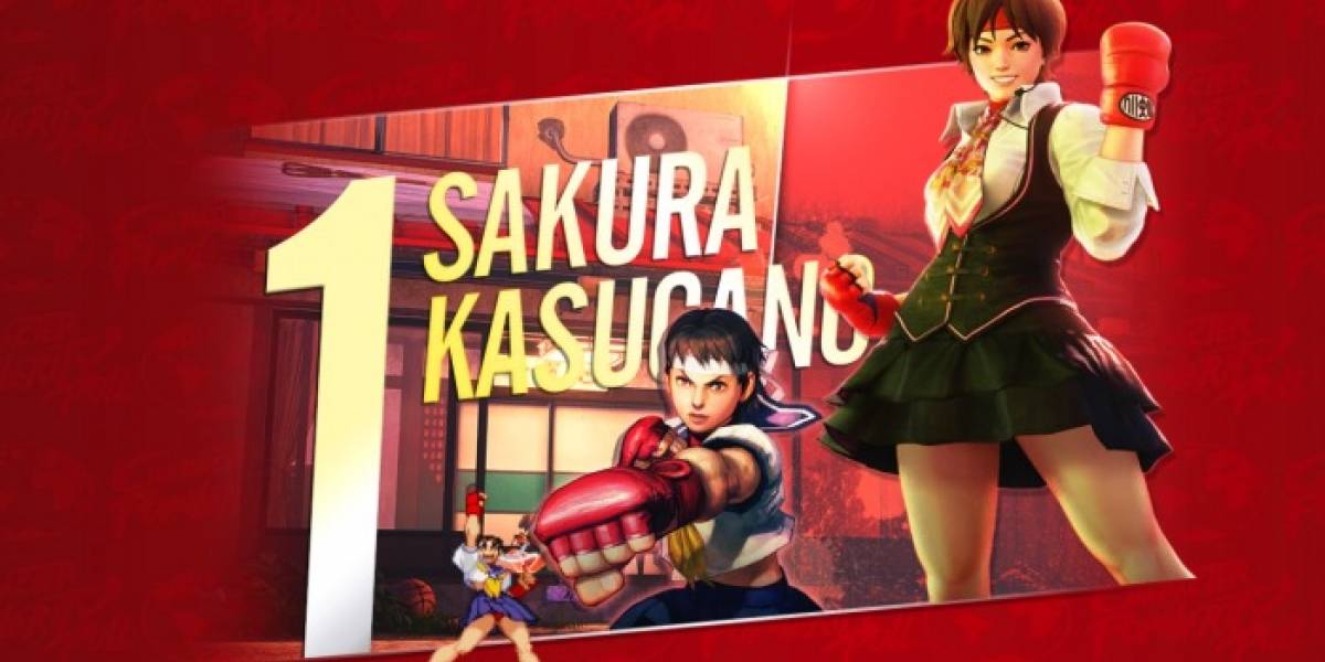 Sakura es el personaje más popular de Street Fighter