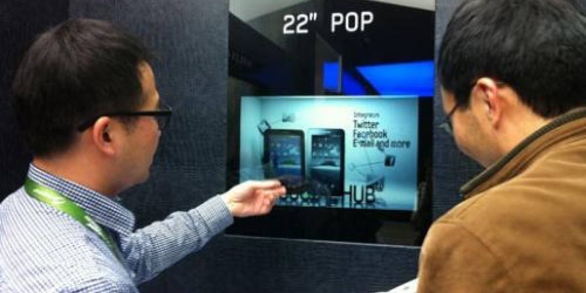 Samsung comienza a producir pantallas LCD transparentes en masa