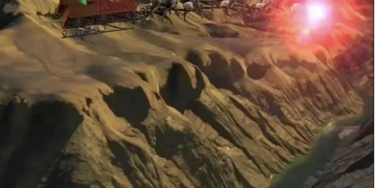 Santa sí existe y Google Earth te lo demuestra