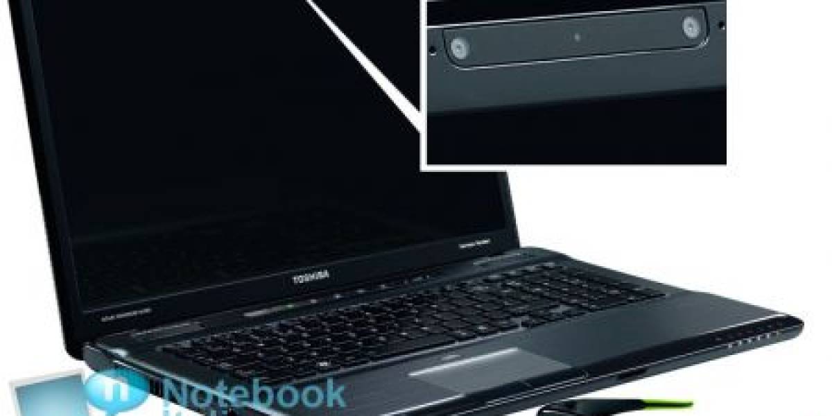 Toshiba traerá laptops con un par de cámaras web para 3D