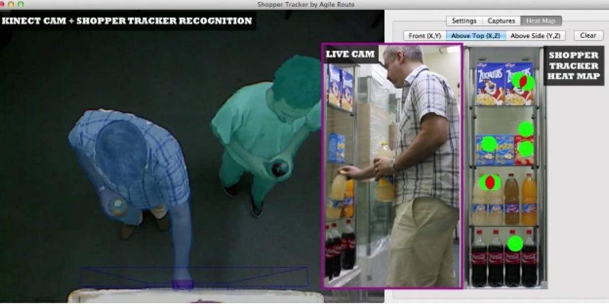 Shopper Tracker: Un Google Analytics del mundo real usando Kinect
