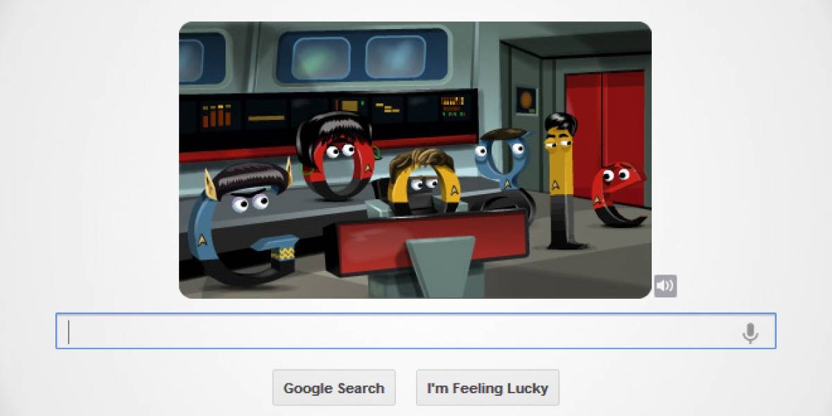 Google homenajea a Star Trek con doodle interactivo