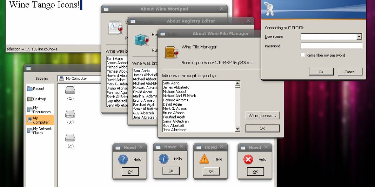 Wine 1.2 con soporte para aplicaciones de 64 bits