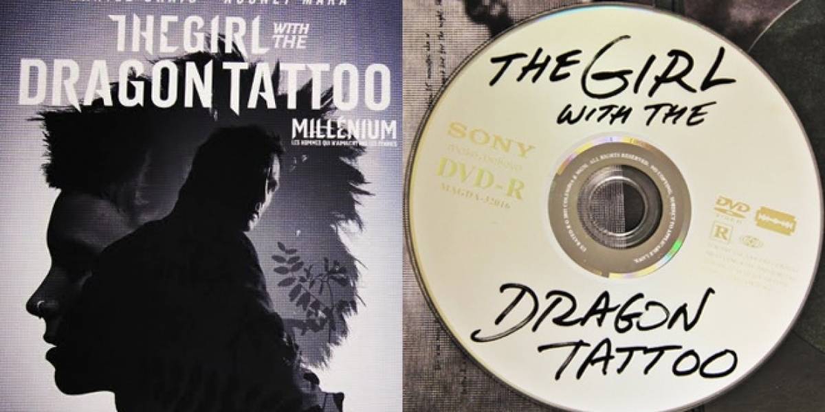 Diseñan el arte del DVD "The Girl with the Dragon Tattoo" como si fuera una copia pirata