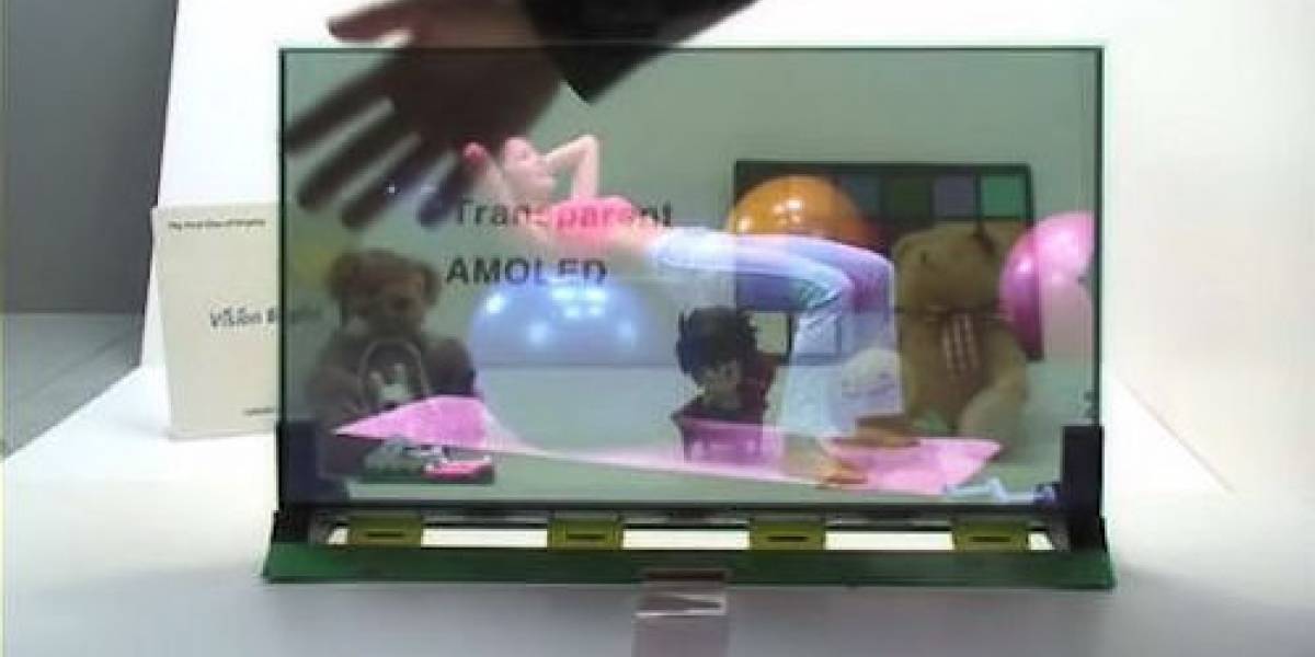 Samsung desarrolla una pantalla AMOLED semitransparente de 19 pulgadas