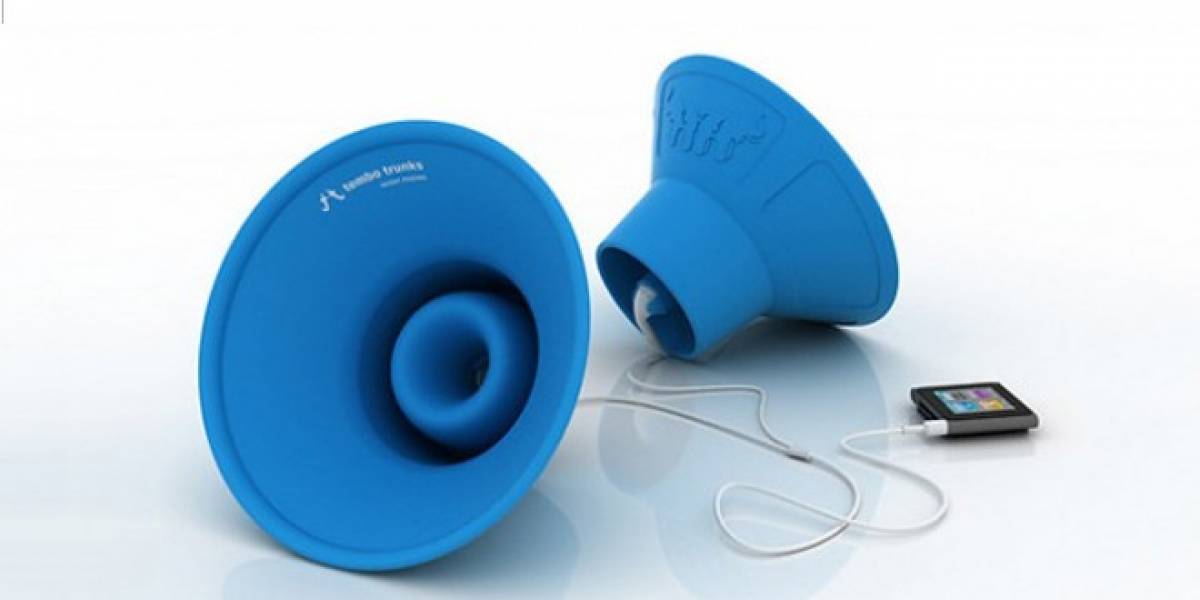 Tembo Trunks: Un sencillo pero efectivo amplificador de sonido para tu iPod