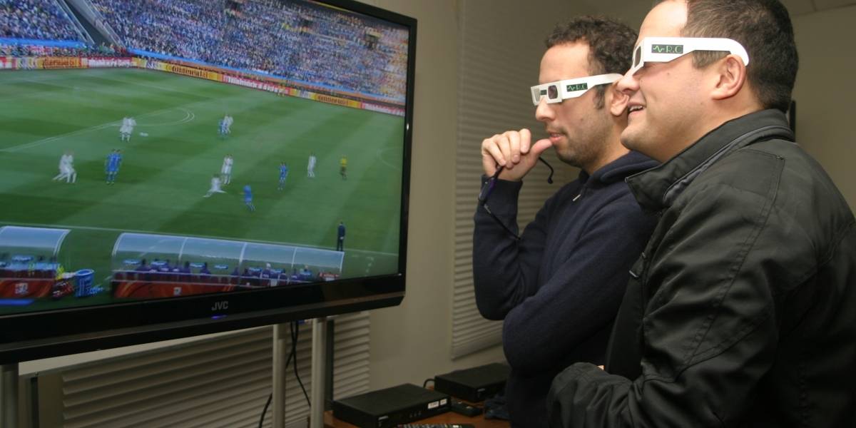 Chile: TVN transmitió el partido Italia vs Eslovaquia en 3D