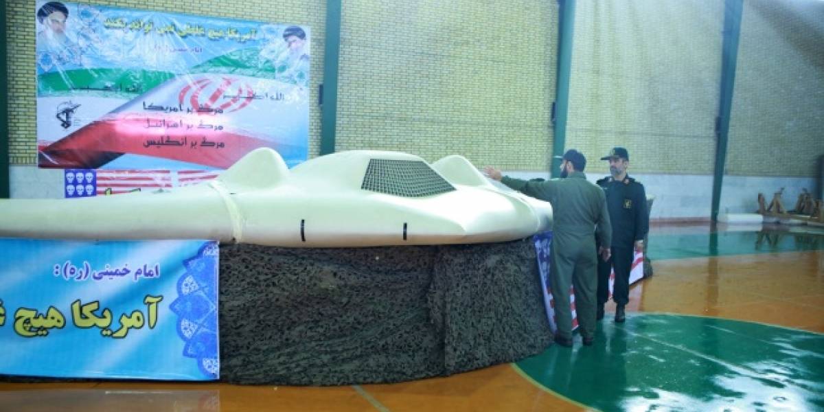 Irán exhibe UAV de Estados Unidos "derribado" por sus sistemas de defensa