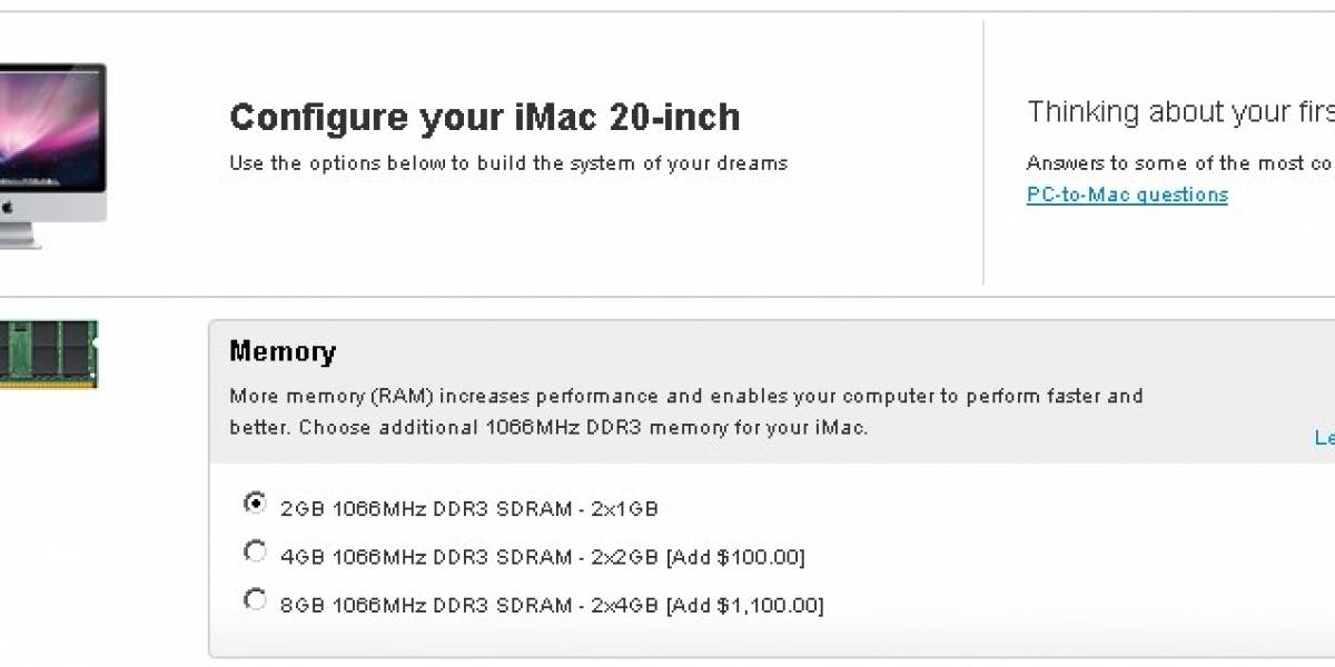 Apple cobra lo que quiere por las memorias RAM