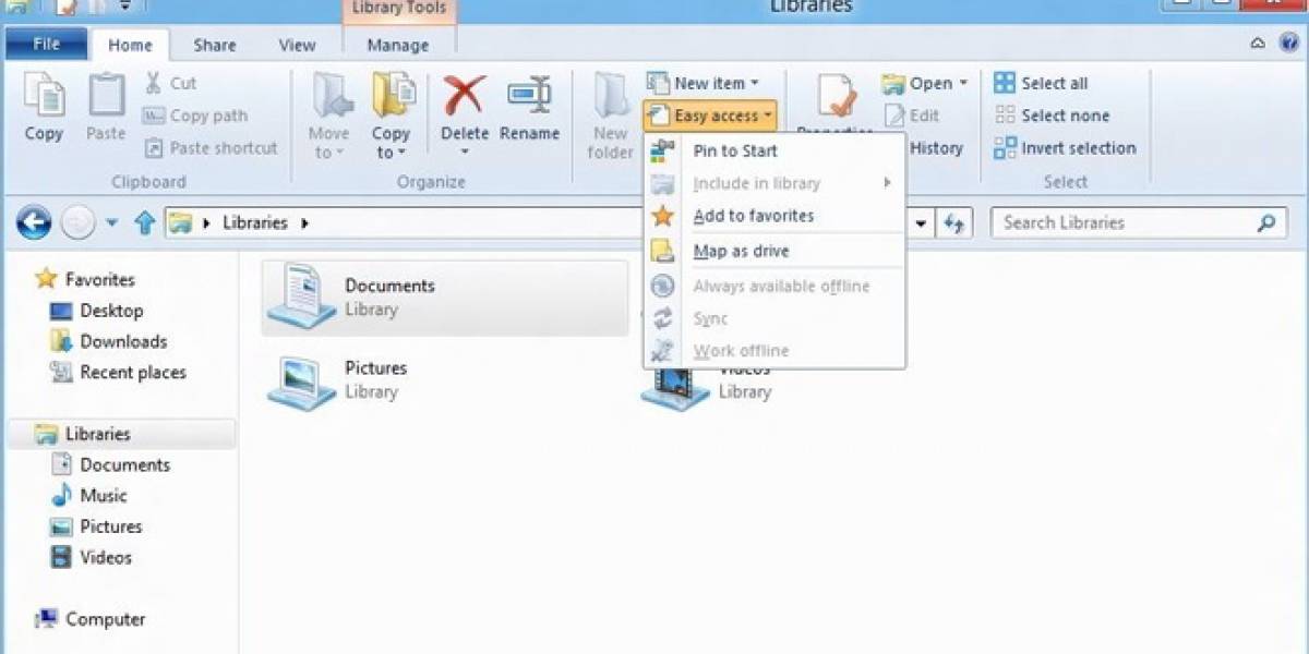 Windows 8 tiene más cambios y minimiza a la interfaz Ribbon