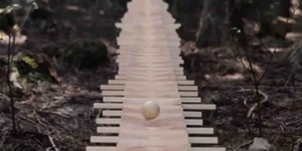 Video: Xilófono gigante toca la Cantata 147 de Bach a lo largo de un bosque