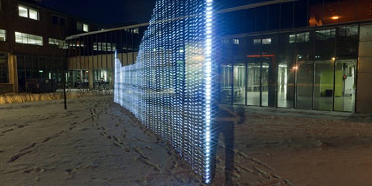 Noruegos visualizan y pintan con luz la red Wi-Fi