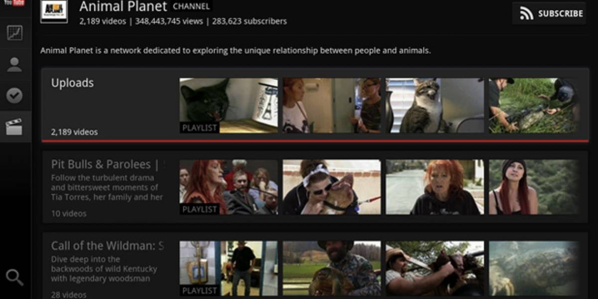 YouTube actualiza su aplicación para Google TV