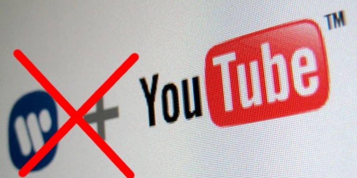YouTube obligado a eliminar videos de artistas de Warner Music