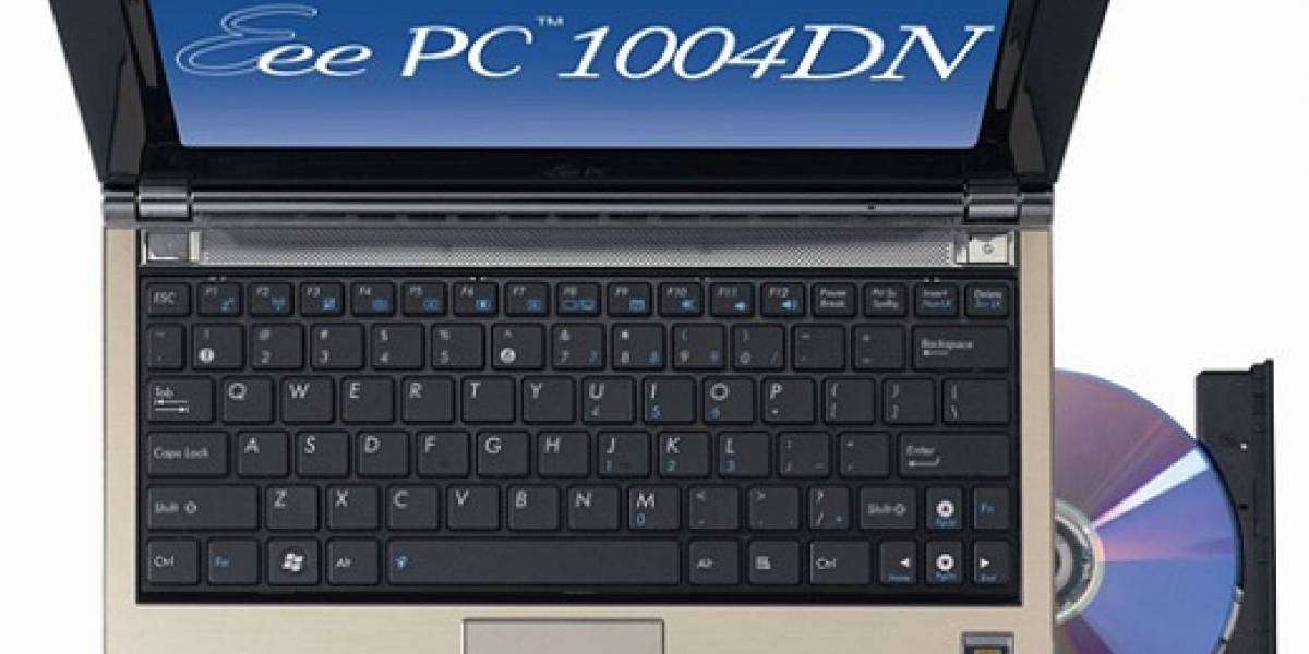 ASUS Eee PC 1004DN: Netbook con grabador de DVD