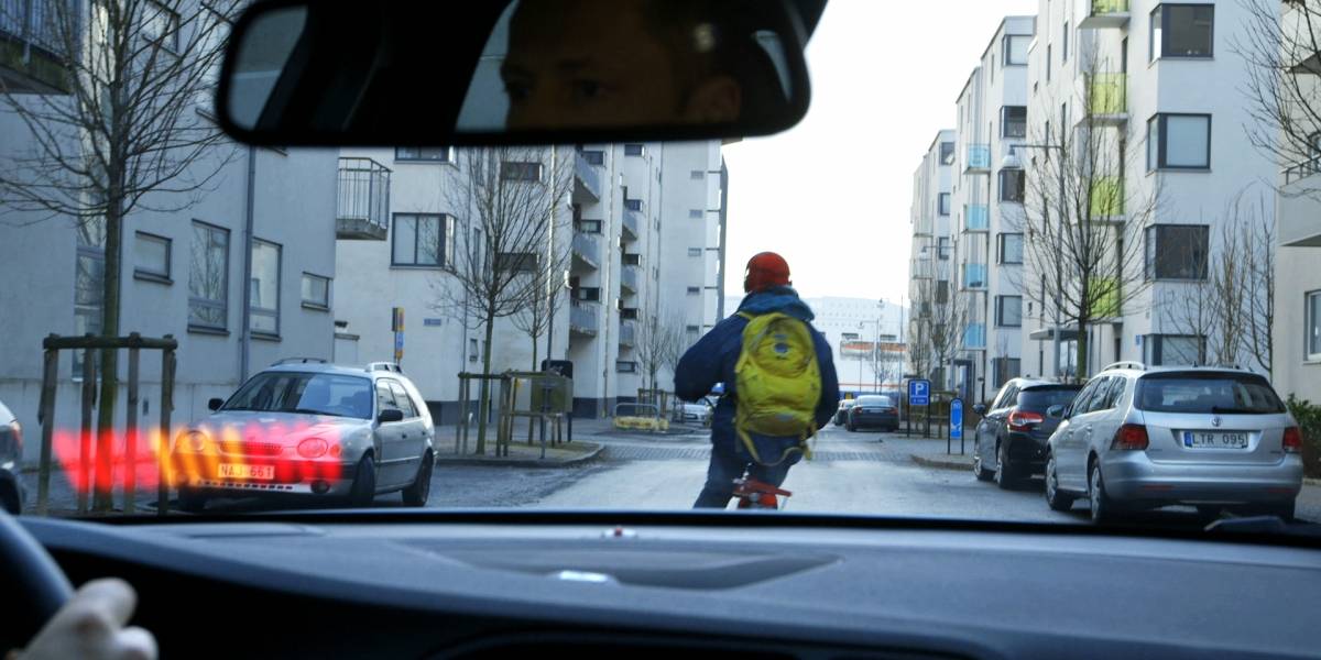 Volvo revela tecnología capaz de frenar en seco si se cruza inesperadamente un ciclista