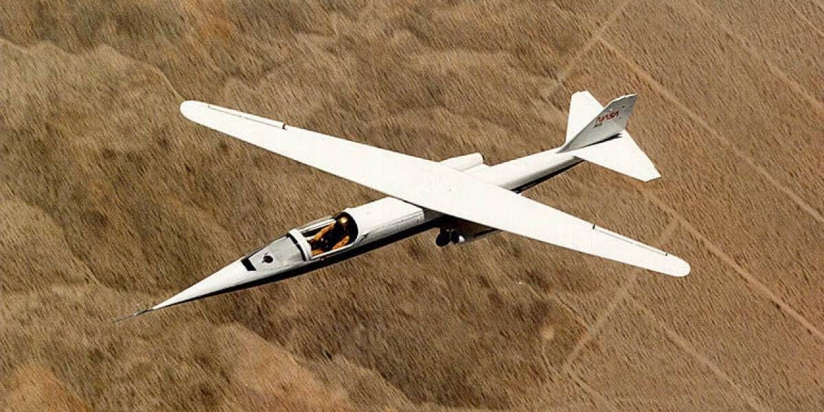 Hay algo bastante raro con este viejo avión de la NASA