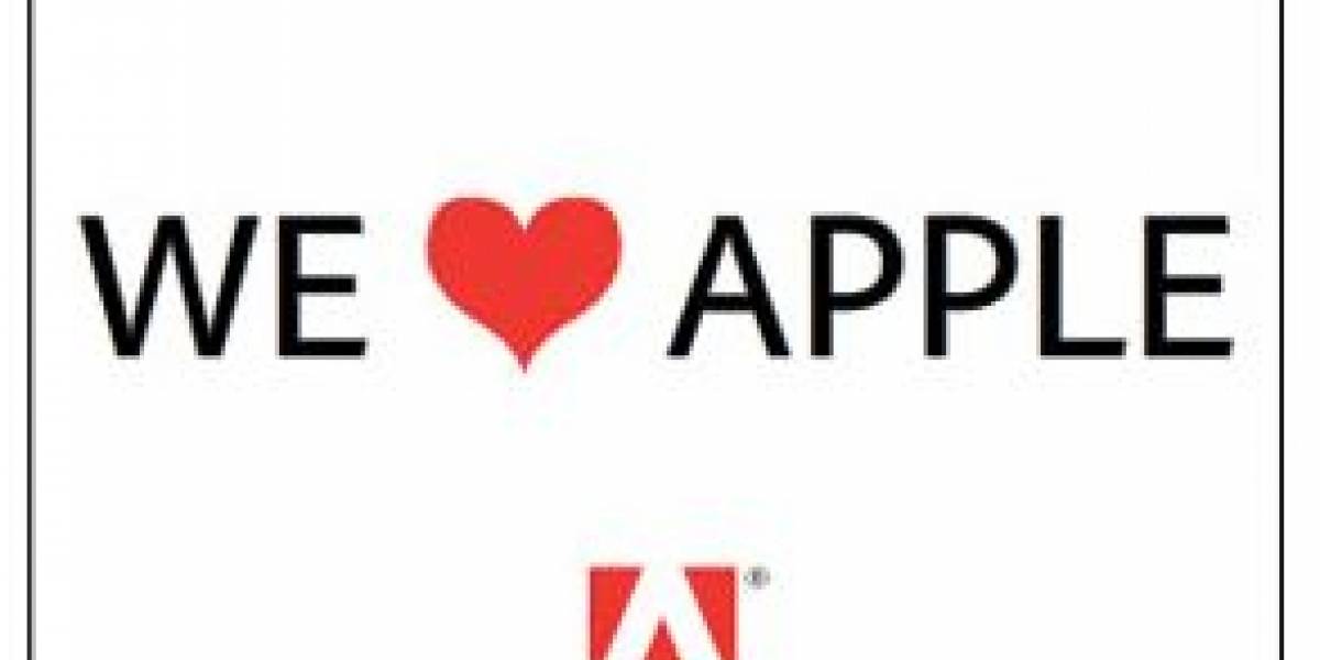 Adobe combate a Apple con corazones y amor