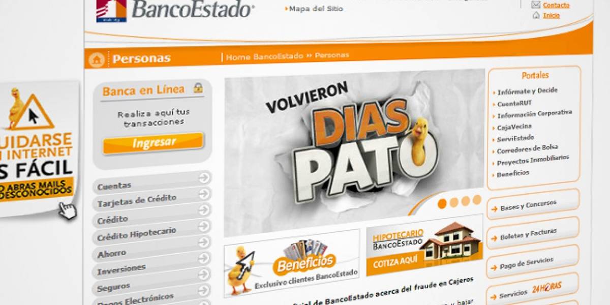 Chile: BancoEstado expuso en internet un log con información de clientes sin cifrar