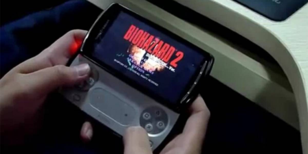 PSP Phone en acción mostrando Resident Evil 2
