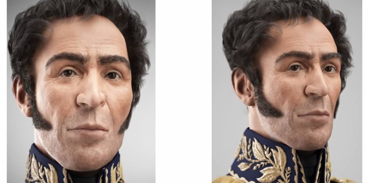 Reconstruyeron en forma digital el verdadero rostro de Simón Bolívar