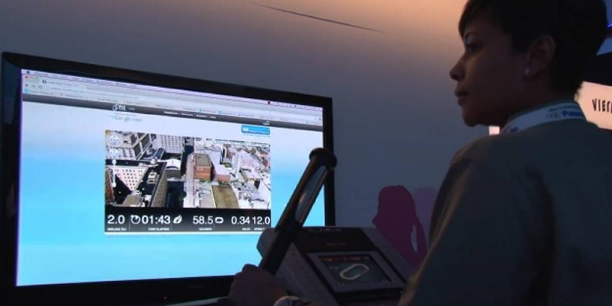 Panasonic muestra un sistema que usa una trotadora para moverse en Google Maps