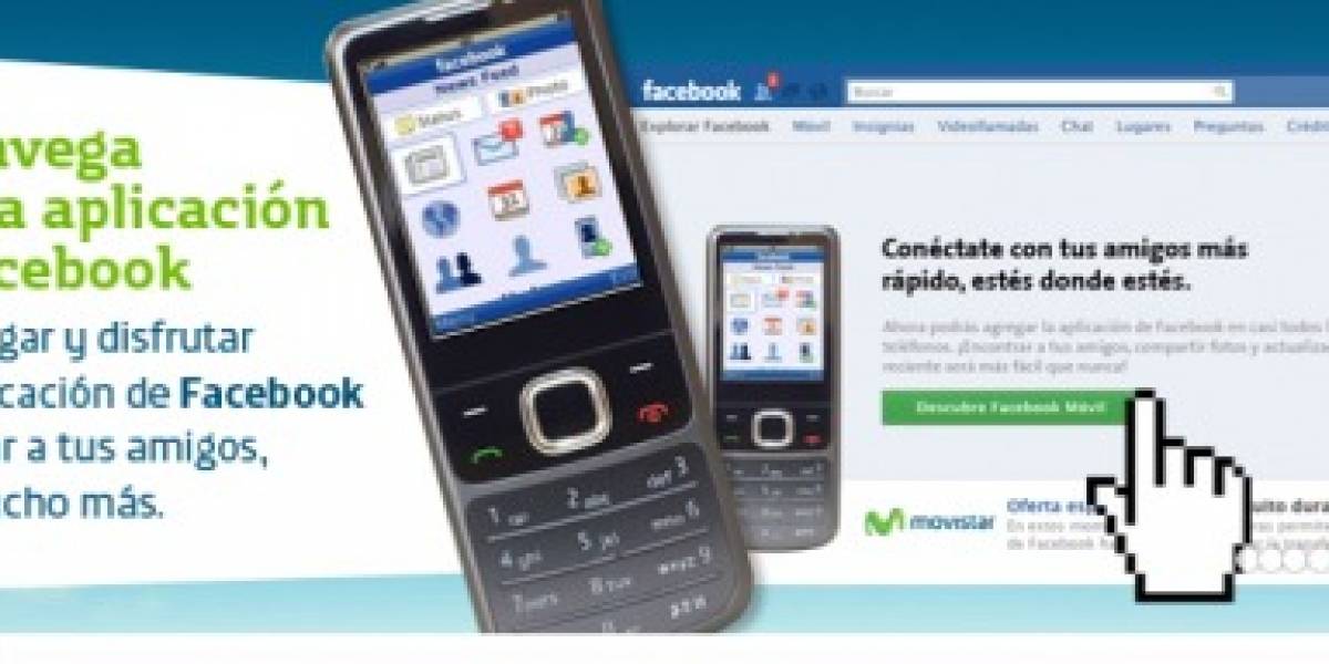 Venezuela: Movistar lanza aplicación Facebook para teléfonos no inteligentes