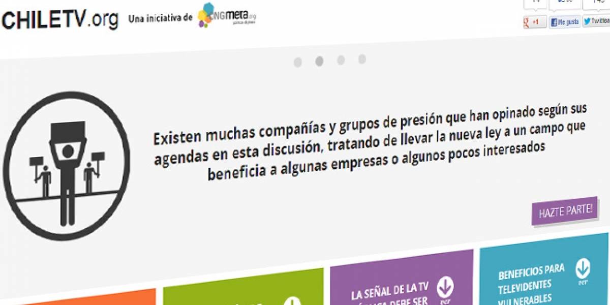 Chile: Lanzan campaña para informar y protestar por el proyecto de ley de TV Digital