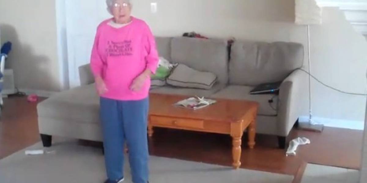 Una abuela de 97 años lo menea en Just Dance 2