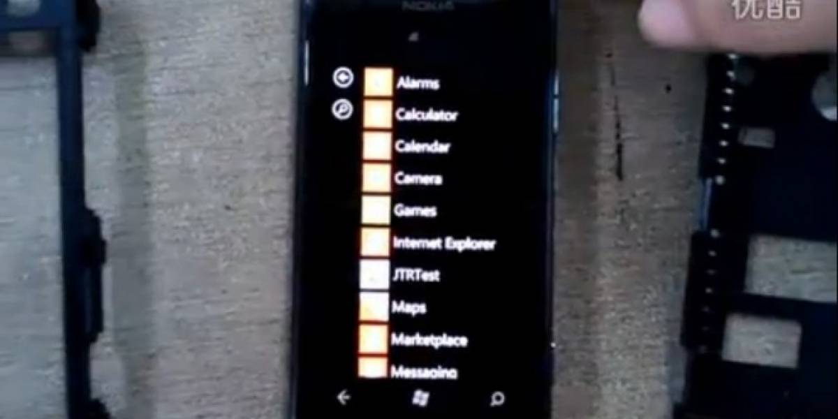 Surge un nuevo video filtrado de Sea Ray, el Nokia con WP7