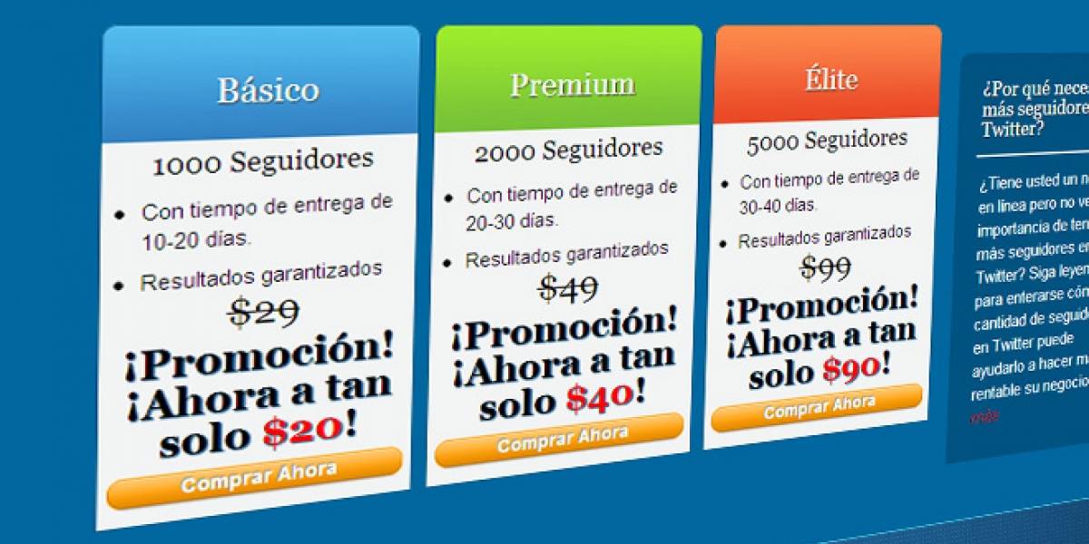 Estudio: El jugoso negocio de la compra y venta de followers en Twitter