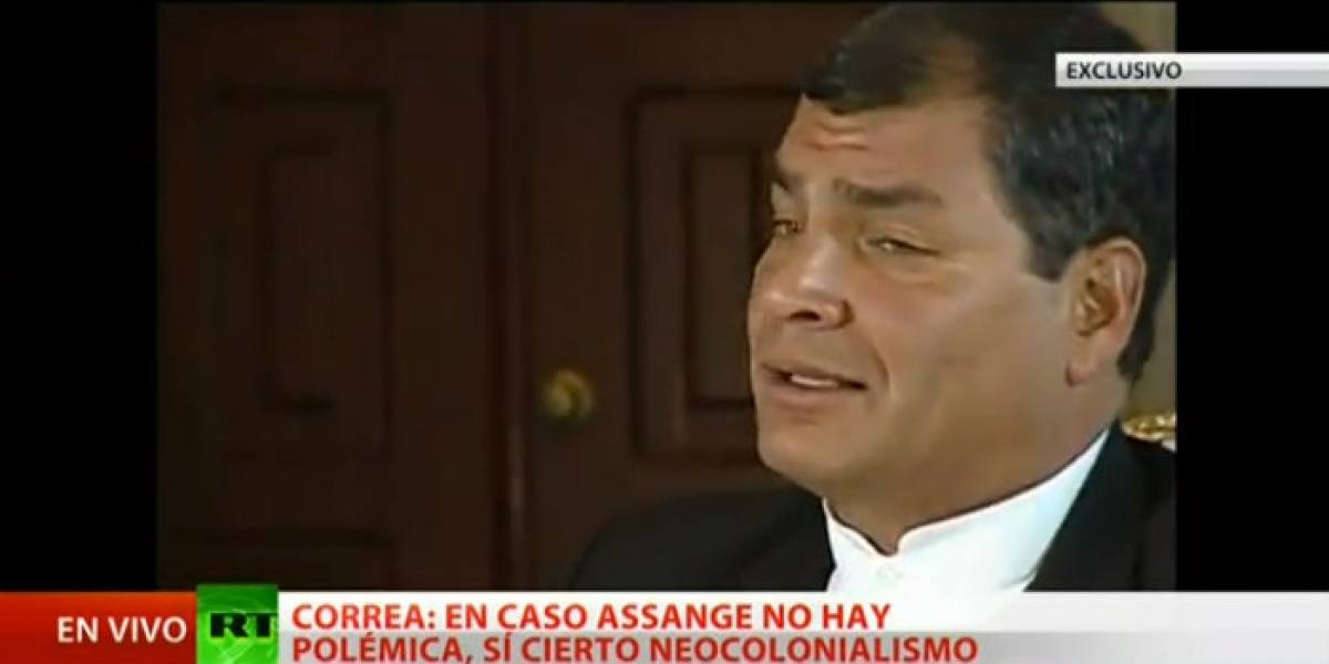 Correa: La solución a la situación de Julian Assange "está en manos de Europa"