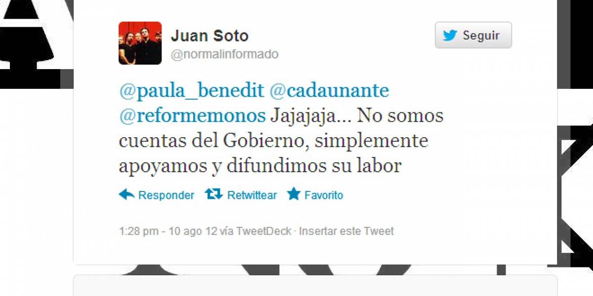 Chile: Denunciante afirma que desde marzo viene siguiendo 250 cuentas falsas