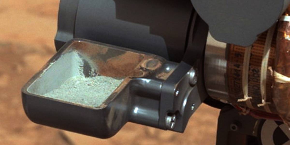Curiosity obtiene su primera muestra de polvo marciano