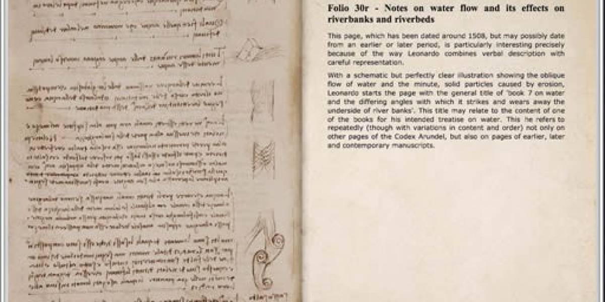 Los manuscritos de Da Vinci llegan al iPad