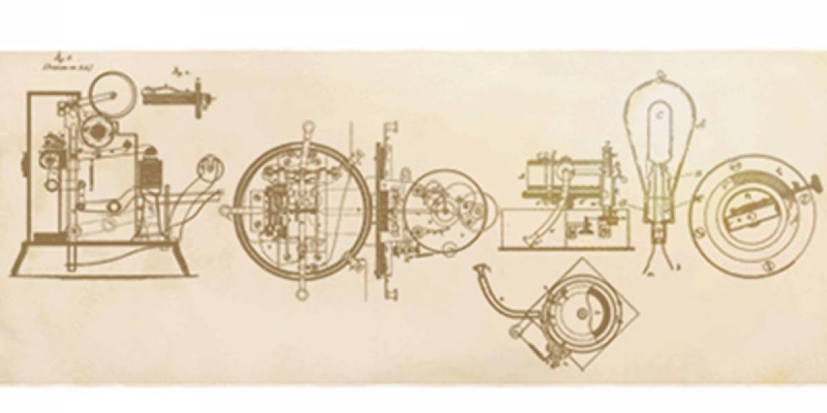 Los inventos de Edison iluminan el Doodle de Google