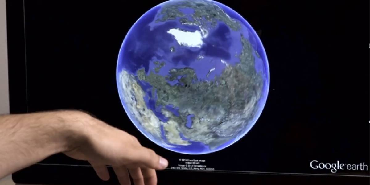 Google Earth ahora puede ser controlado a través de gestos con el Leap Motion