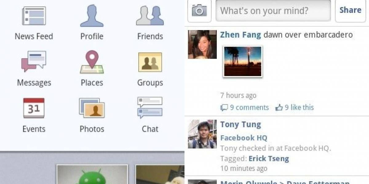 Facebook 1.6.1 para Android ya está disponible para su descarga gratuita