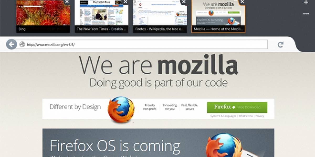 Ya se puede descargar el navegador Mozilla Firefox para Modern UI en Windows 8