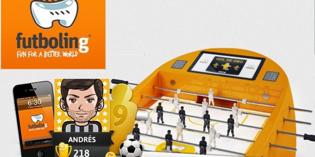 Futboling: Emprendedores españoles hacen 'tech' y solidario el futbolín de toda la vida